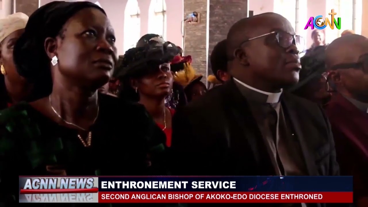 ENTHRONEMENT SERVICE: SECOND ANGLICAN BISHOP OF AKOKO EDO DIOCESE ENTHRONED.