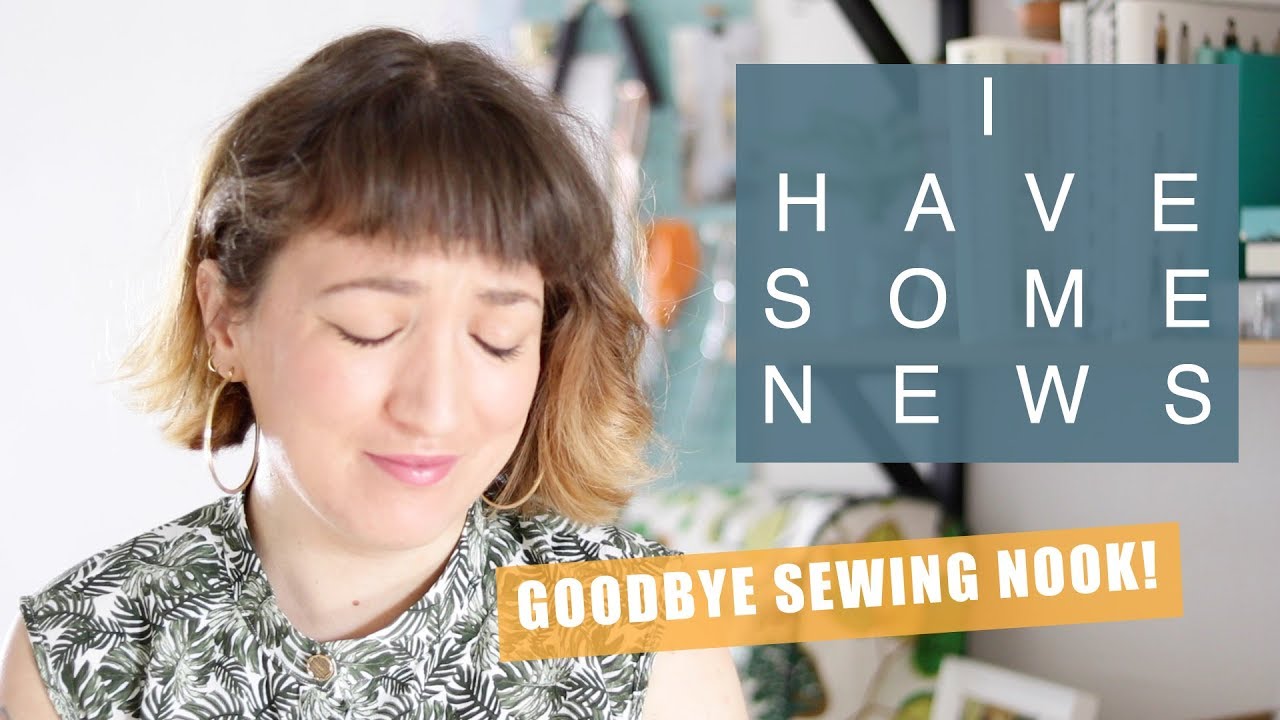 Saying Goodbye to my little Sewing Space + Big news and announcments!