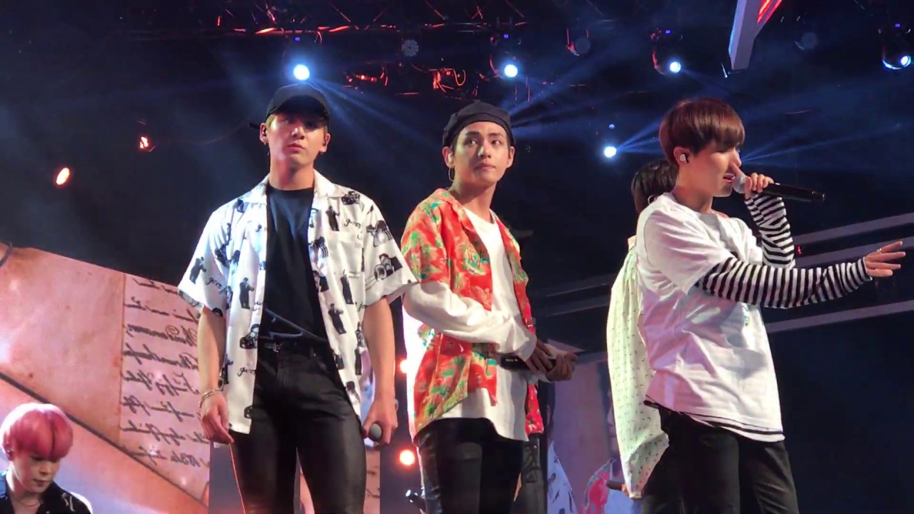 BTS (방탄소년단) Spring Day - 170804 Music Bank in Singapore