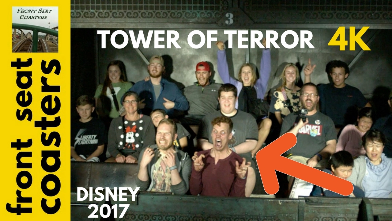 Tower Of Terror POV 4K On-Ride Hollywood Studios Disney World Drop Tower 2017 OMG LOOK AT THAT DUDE!