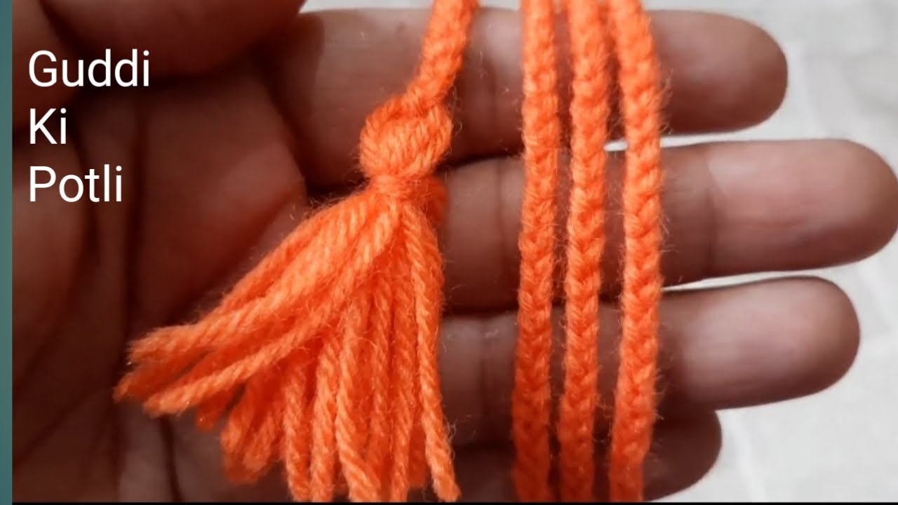 dori/latkan/nala/woolen rope for poncho cap scarf glove  | knitting in hindi |designer stylish items