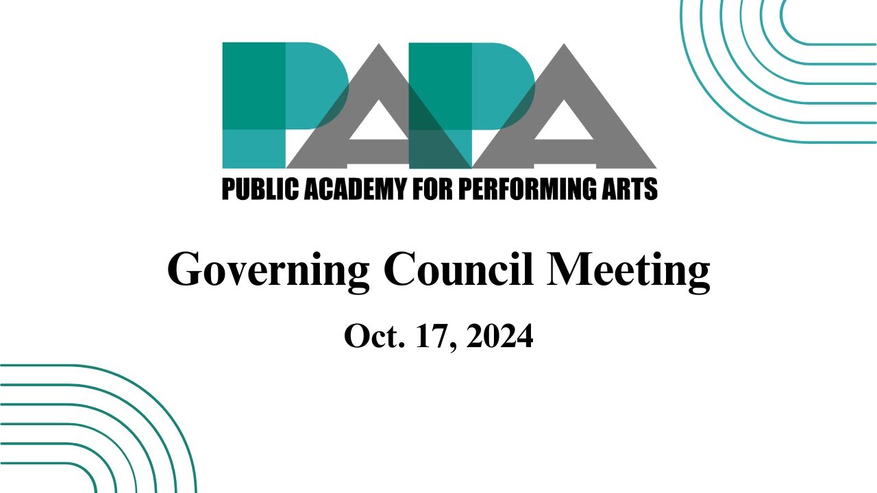 October PAPA GC Meeting 2024