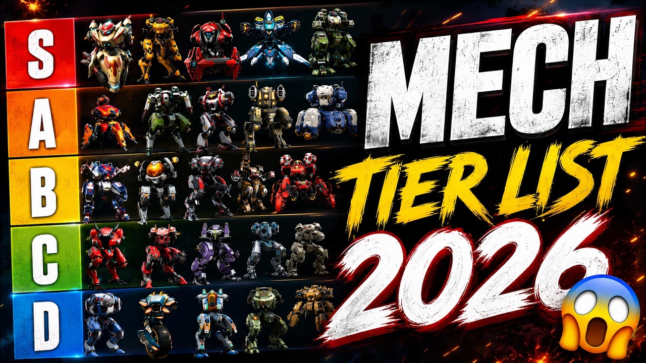 EVERY Mech Ranked in Mech Arena 2026! 🔥 S-Tier to D-Tier