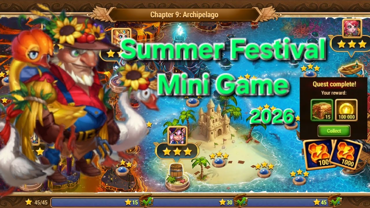 2nd Mini Game - Summer Festival Hero Wars Dominion Era 2026