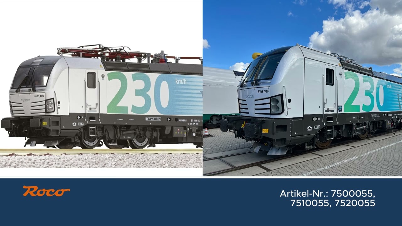 ROCO Vectron 230 km/h – Alle Neuerungen im Detail | Lokvorstellung 7500055, 7510055, 7520055