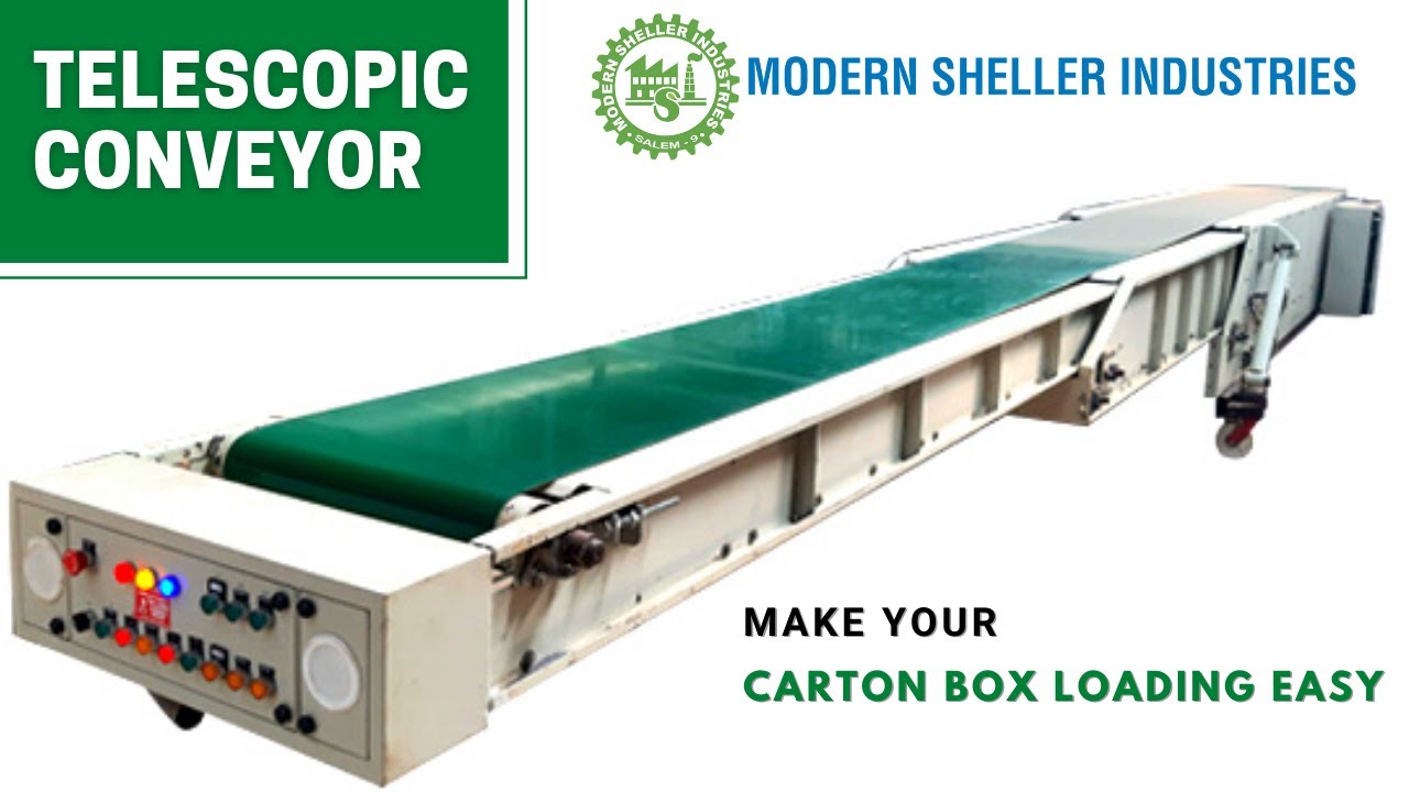 MODERN - Telescopic Conveyor - Hydraulic - Container Loading