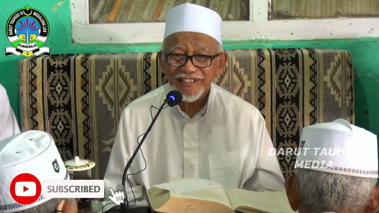 Rutinan Ngaji Jumat Abuya Thoifur Mawardi pon pes Darut Tauhid Kedungsari Purworejo 12 08 2022