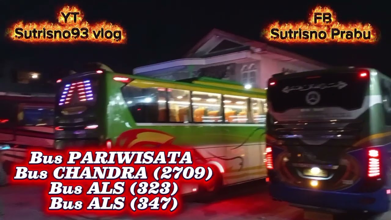 Terparkir 5 unit Bus Di loket ALS Rantau Prapat ‼️Full Seat sewa
