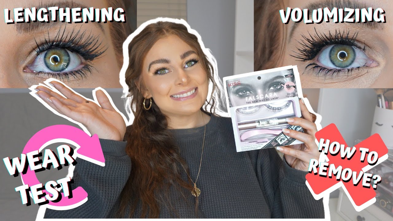 KISS FALSCARA REVIEW | LENGTHENING VS VOLUMIZING | Application, Removal & Wear Test