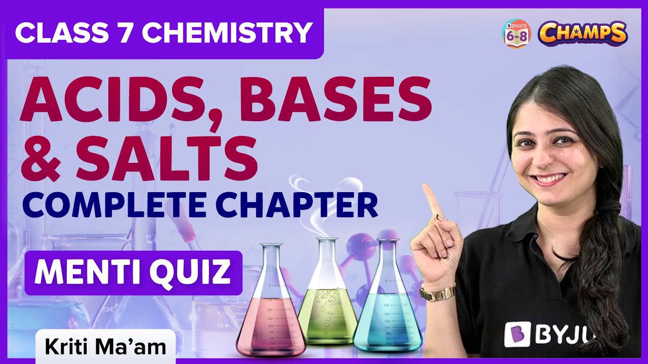 Acids, Bases And Salts | Practice Session | Class 7 | Science | BYJU'S