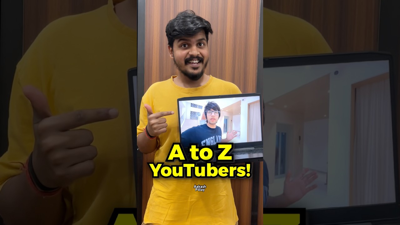 A to Z YouTubers! 😎