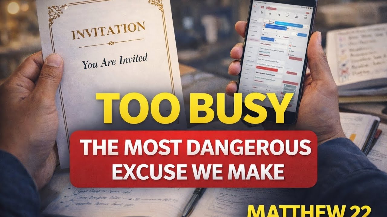 Invited but Too Busy — The Most Dangerous Excuse We Make (Matthew 22)