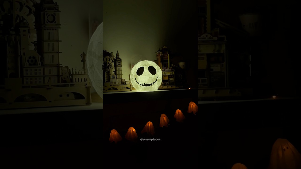 DIY Halloween Night Lamp✨👻