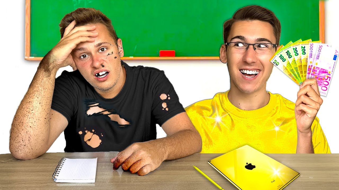 BOGAT UČENIK vs SIROMAŠNI UČENIK!!