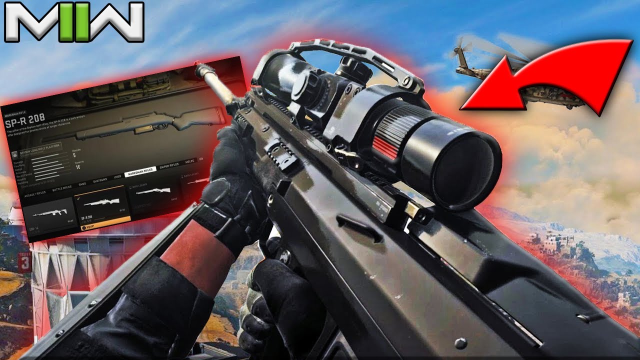 THE BEST QUICKSCOPING CLASS IN MW2!!! OVERPOWERED SP-R 208 CLASS SETUP IN MODERN WARFARE 2!!! 😳🔥