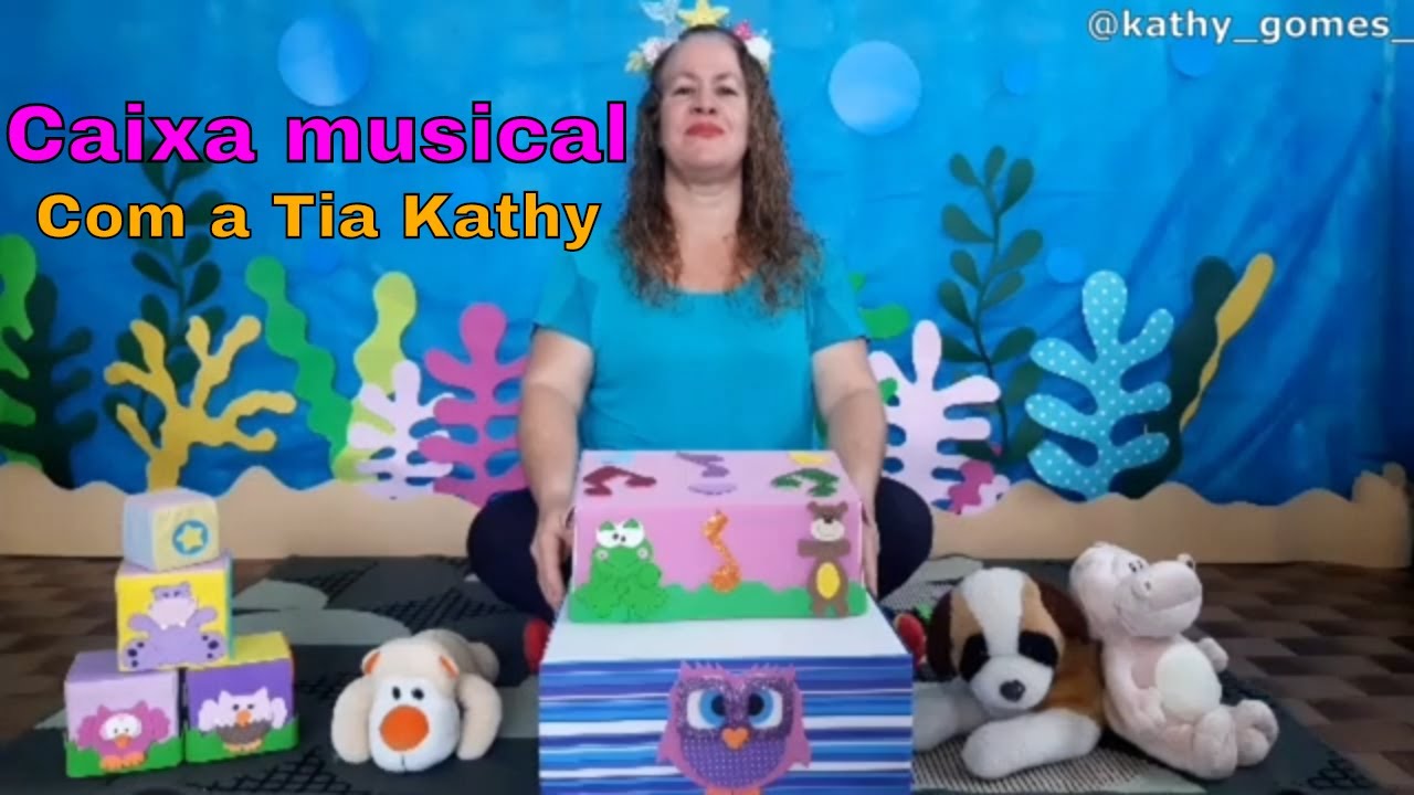 Caixa musical com a  Tia Kathy