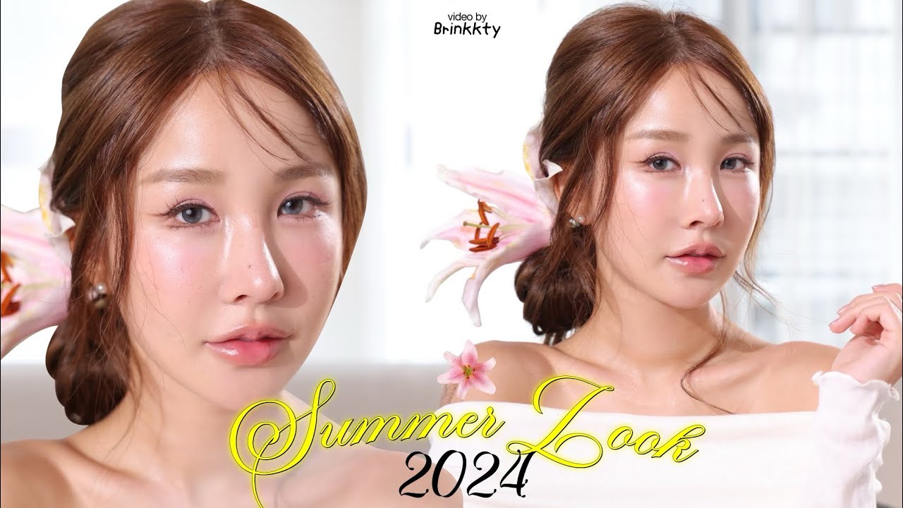 SUMMER MAKEUP ลุคนี้มาด่วน!สาวหวาน 100% ผิวสวยไม่ง้อฟิลเตอร์ แต่งตามด่วนค่ะคุณน้า🌸✨