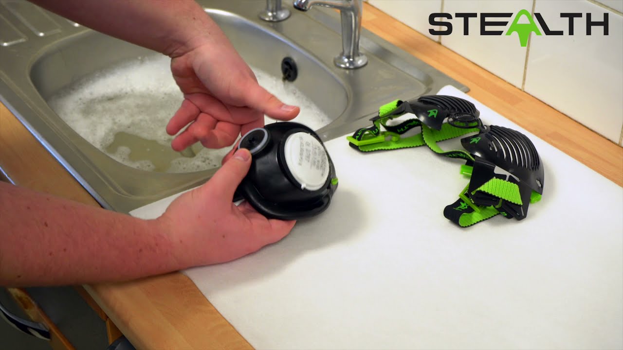Stealth P3 Respirator Cleaning Instructions