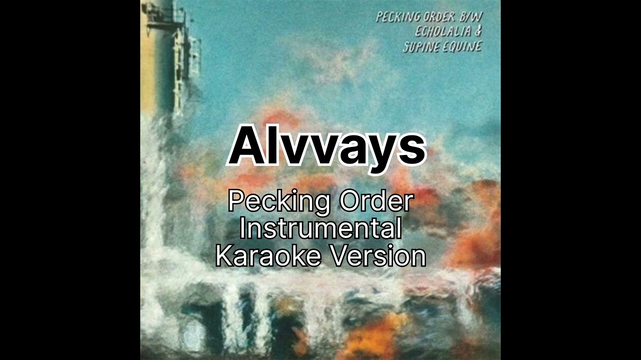 Alvvays Pecking Order Karaoke Instrumental