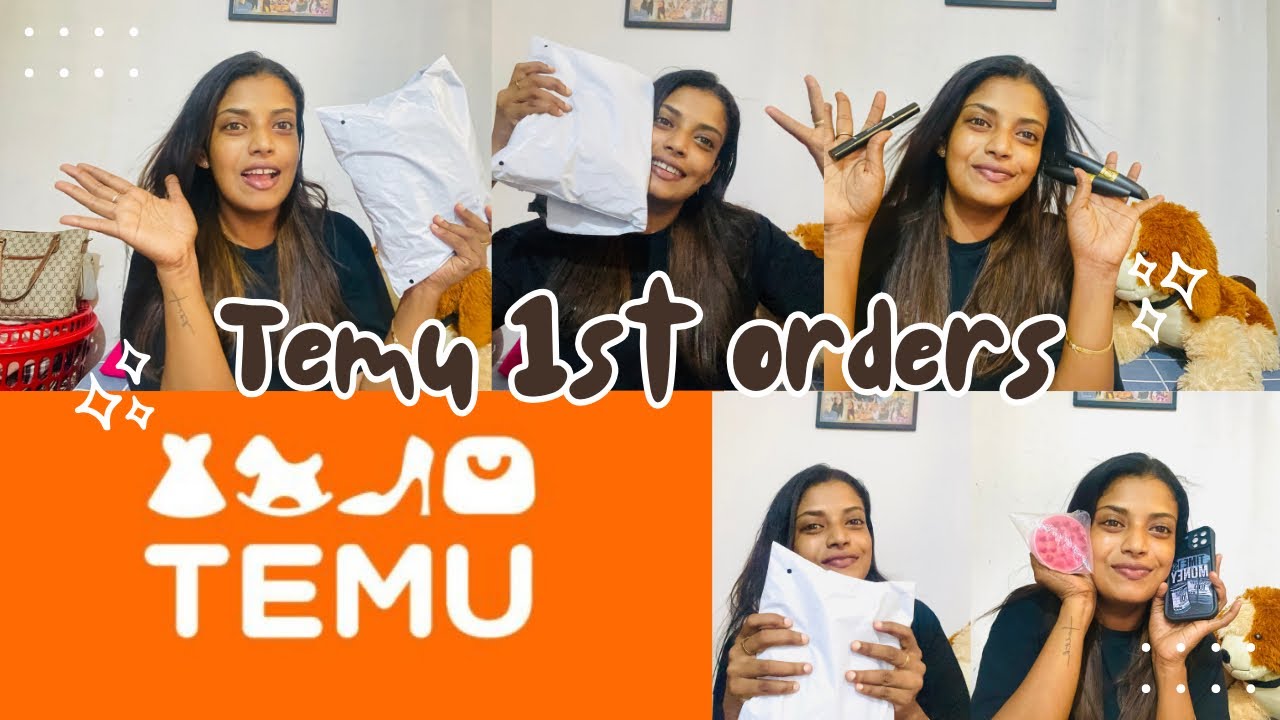 Temu 1st order unboxing🫣| අනේ ඒවා හිතුවට වඩා හොඳයි 😍🥹 #Navomanamendra #temuorder #perfe