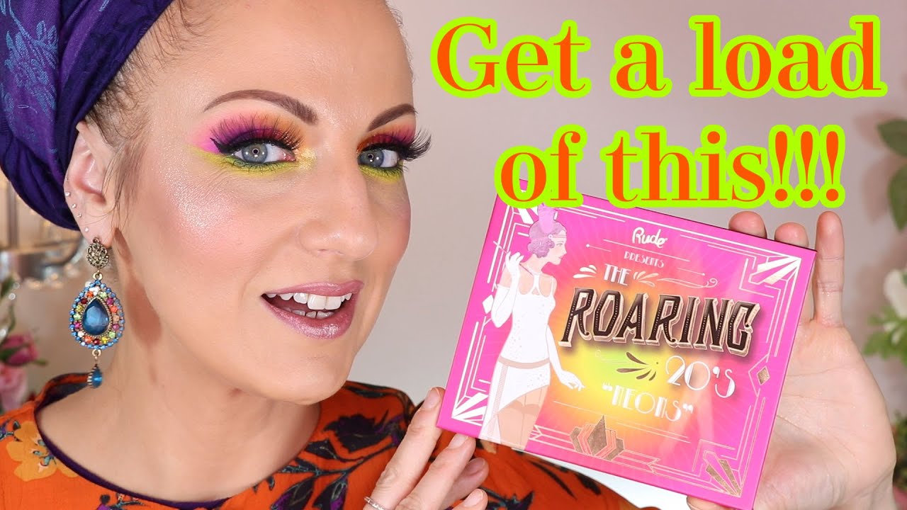 Rude Cosmetics | Roaring 20's Neons Palette | Chatty 1st Impression
