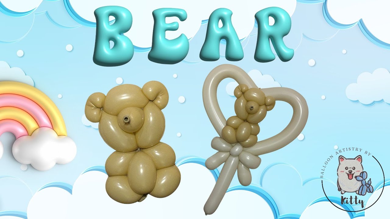 親子氣球 熊寶寶 Balloon Bear