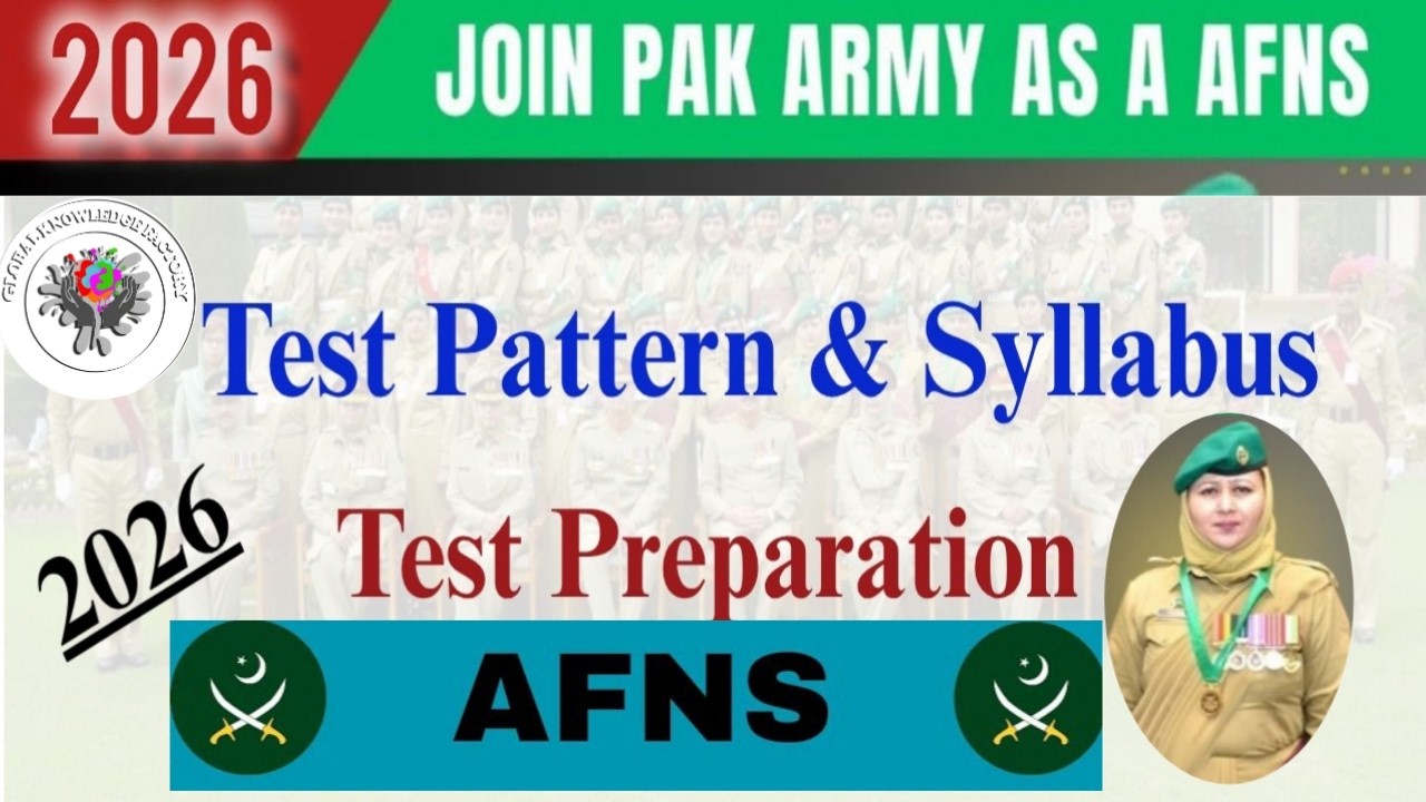 AFNS Test Pattern & Syllabus 2026 | AFNS initial Test Preparation 2026
