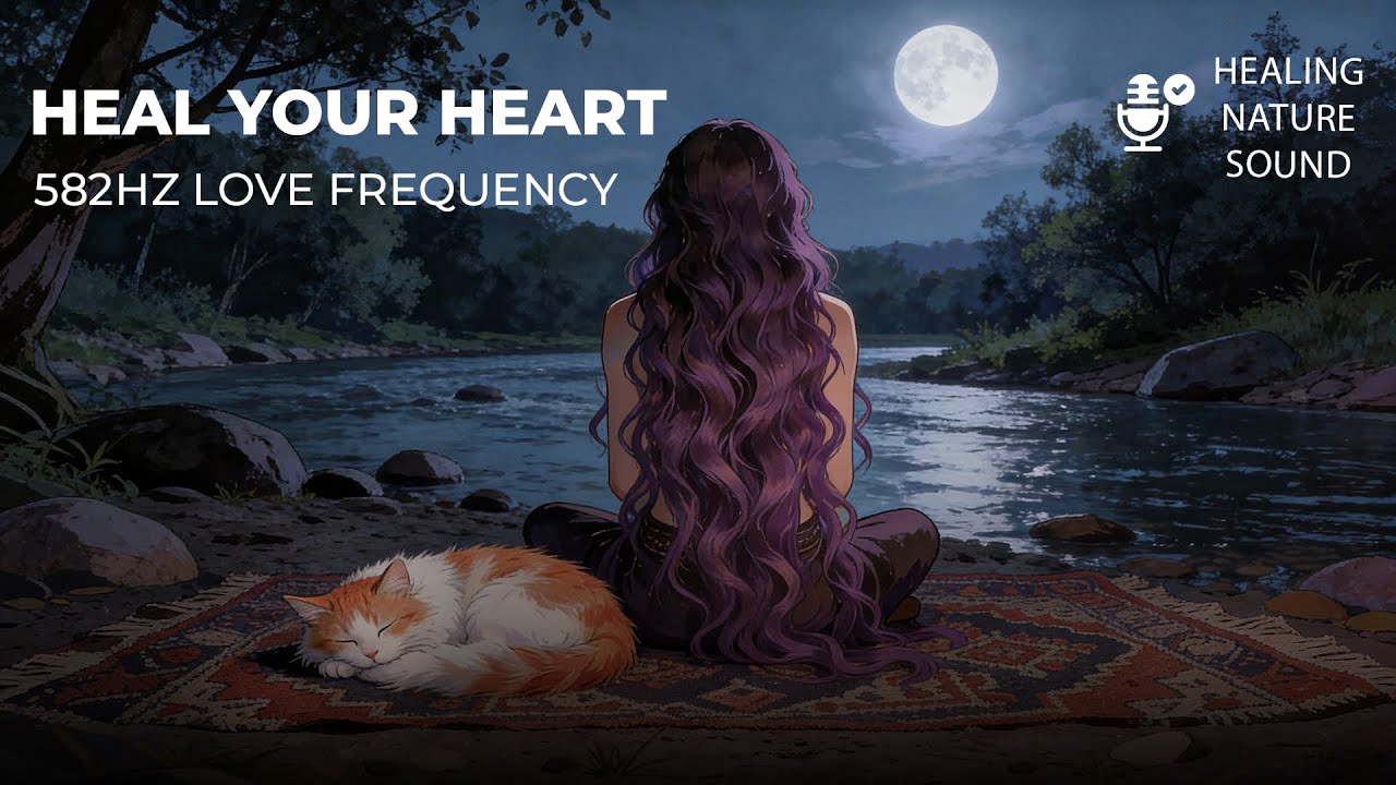 582Hz Miracle Healing Frequency 🌿 Deep Love & Emotional Repair | River Sounds Meditation