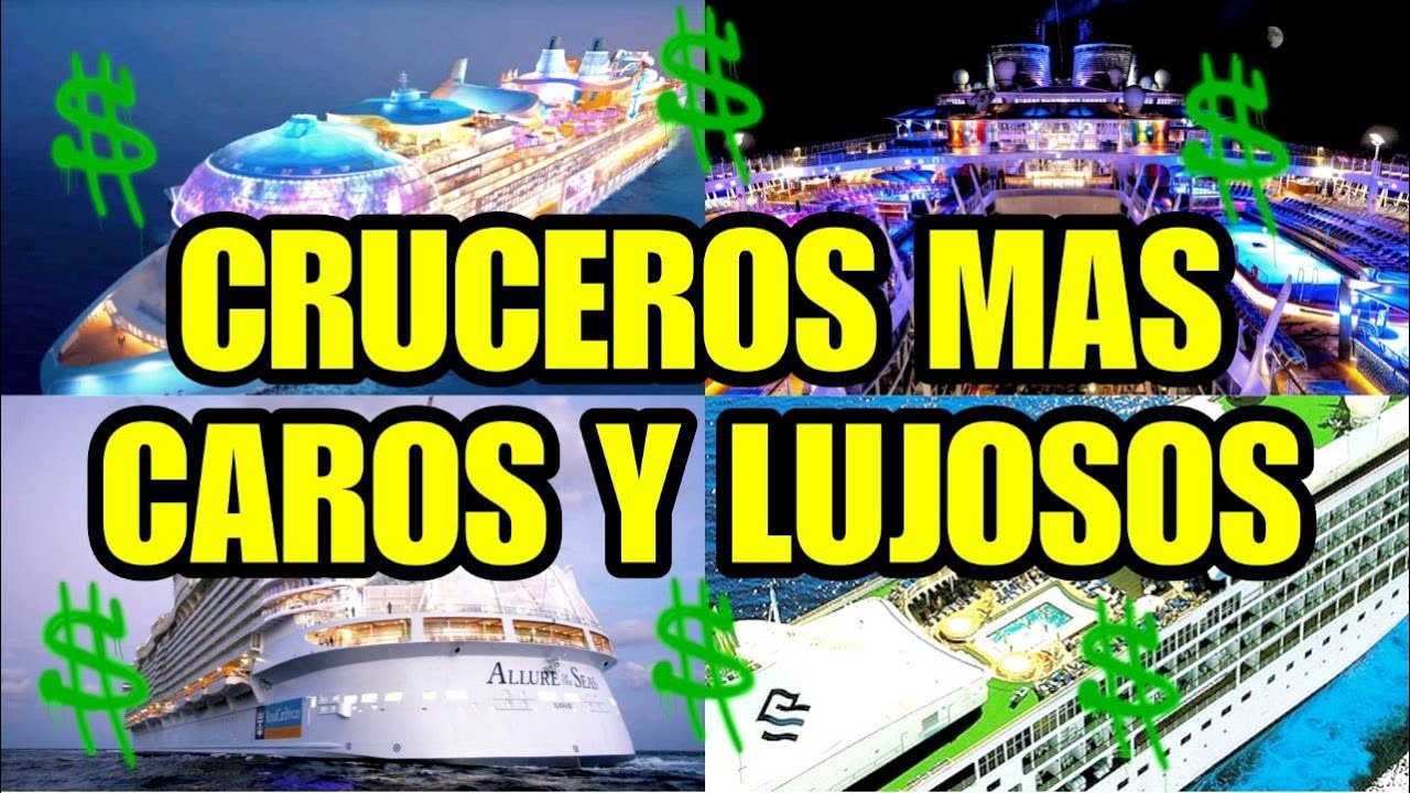 🔥 Así son los LUJOSOS CRUCEROS más caros del MUNDO