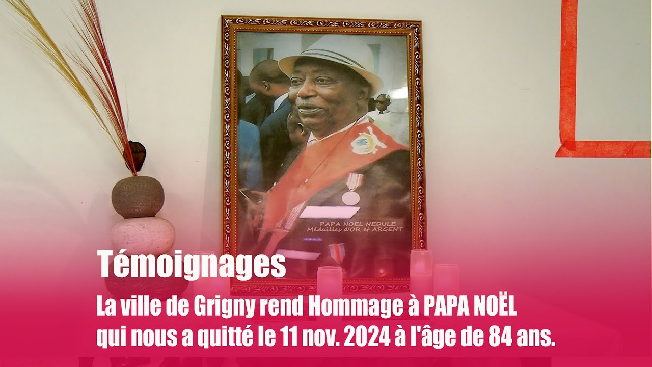 PAPA NOËL: La ville de Grigny rend Hommage à Antoine Nedule Monswet | Frenzi NZINGA | Klasaffaire
