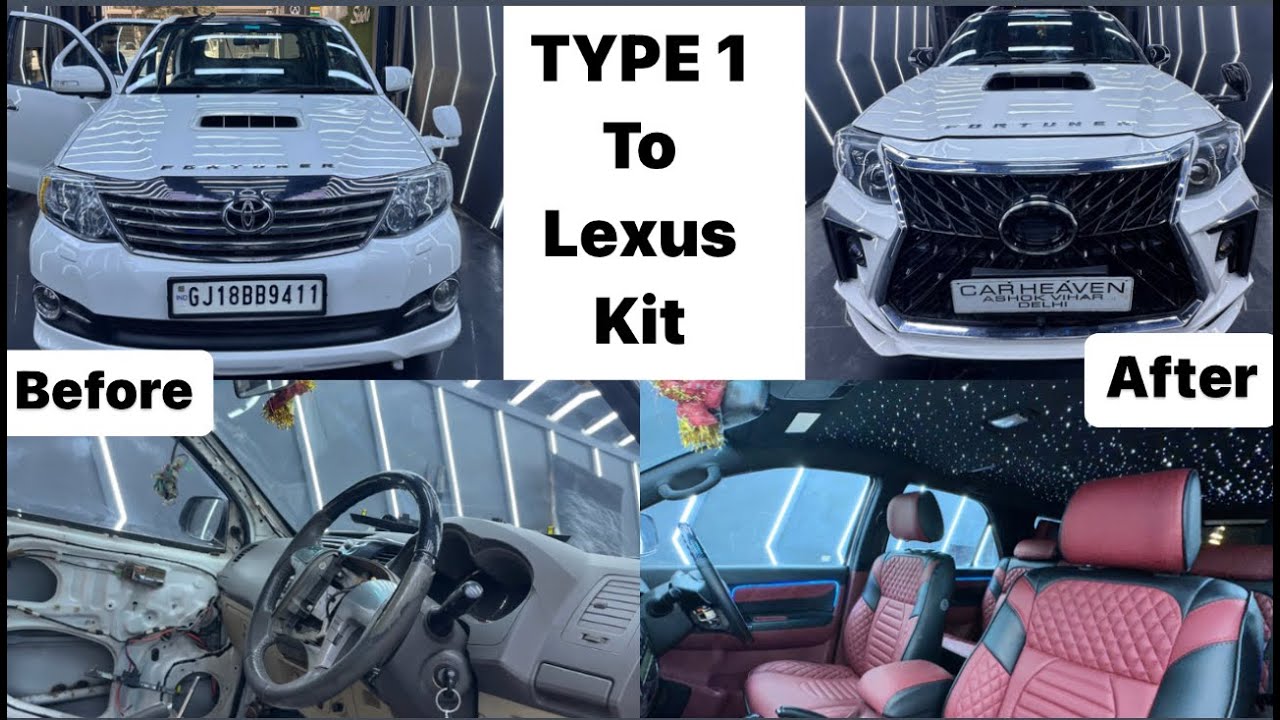 Lexus Styled Bodykit in Fortuner Type 2 ✅ 🔥| Toyota Fortuner 2023 | Fortuner Modified | New Fortuner