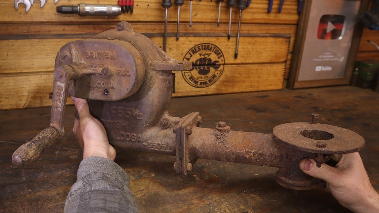 Can I save this vintage Alcosa forge blower?
