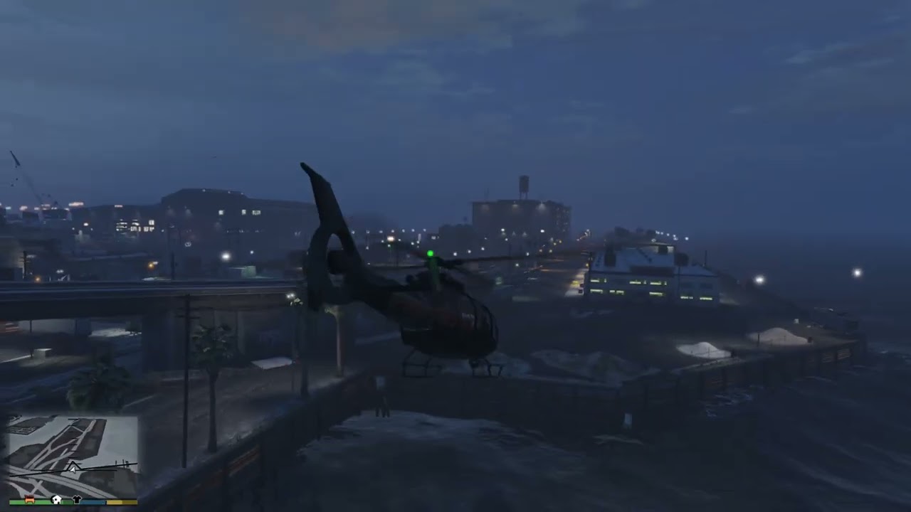 Grand Theft Auto V Тревор полёт под мостами 2!