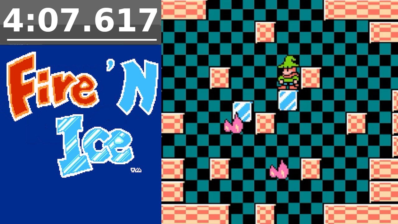 Fire 'N Ice (NES) World 2 Speedrun: 4:07.617