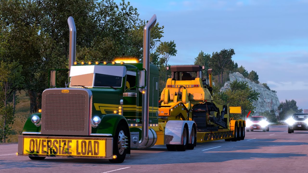 KANSAS GIANT QUARRY 🔥 #peterbilt  | 4k | #americantrucksimulator  | Realistic Driving
