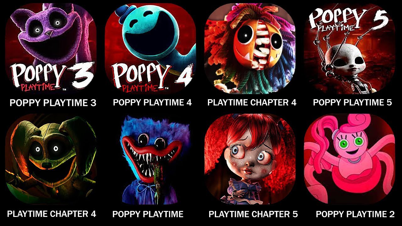 Poppy Playtime Steam Chapter 1, 2, 3, 4, 5 | Poppy Chapter 3, 4 ALL NEW BOSSES + ENDING