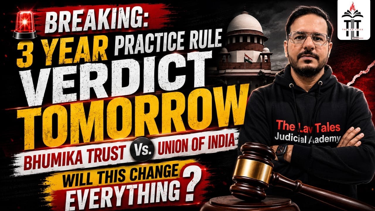 BREAKING: 3 Year Practice Rule Verdict TOMORROW|Bhumika Trust Case | Will this change EVERYTHING ?
