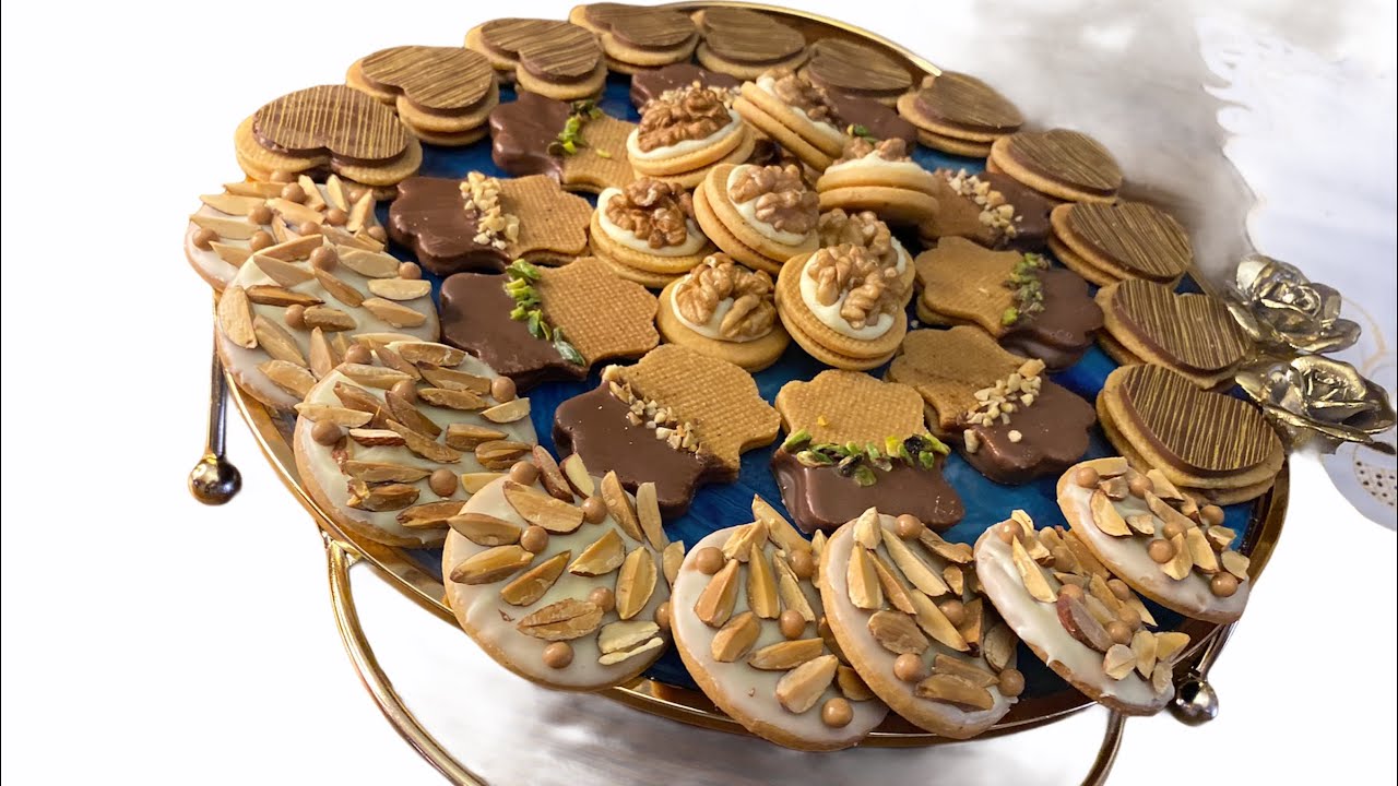 بسكوي صابلي بنكهة مختلفة وحشوة مميزة. Biscuit à la cardamome vanille