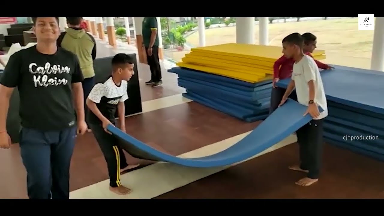 judo mats setup its judo time