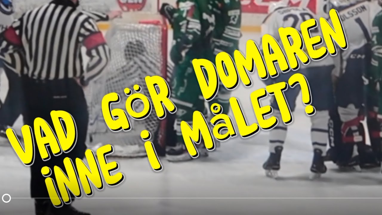 Vad gör domaren inne i målet? Ture byter namn, match för A-laget och puck-överraskning på gång.