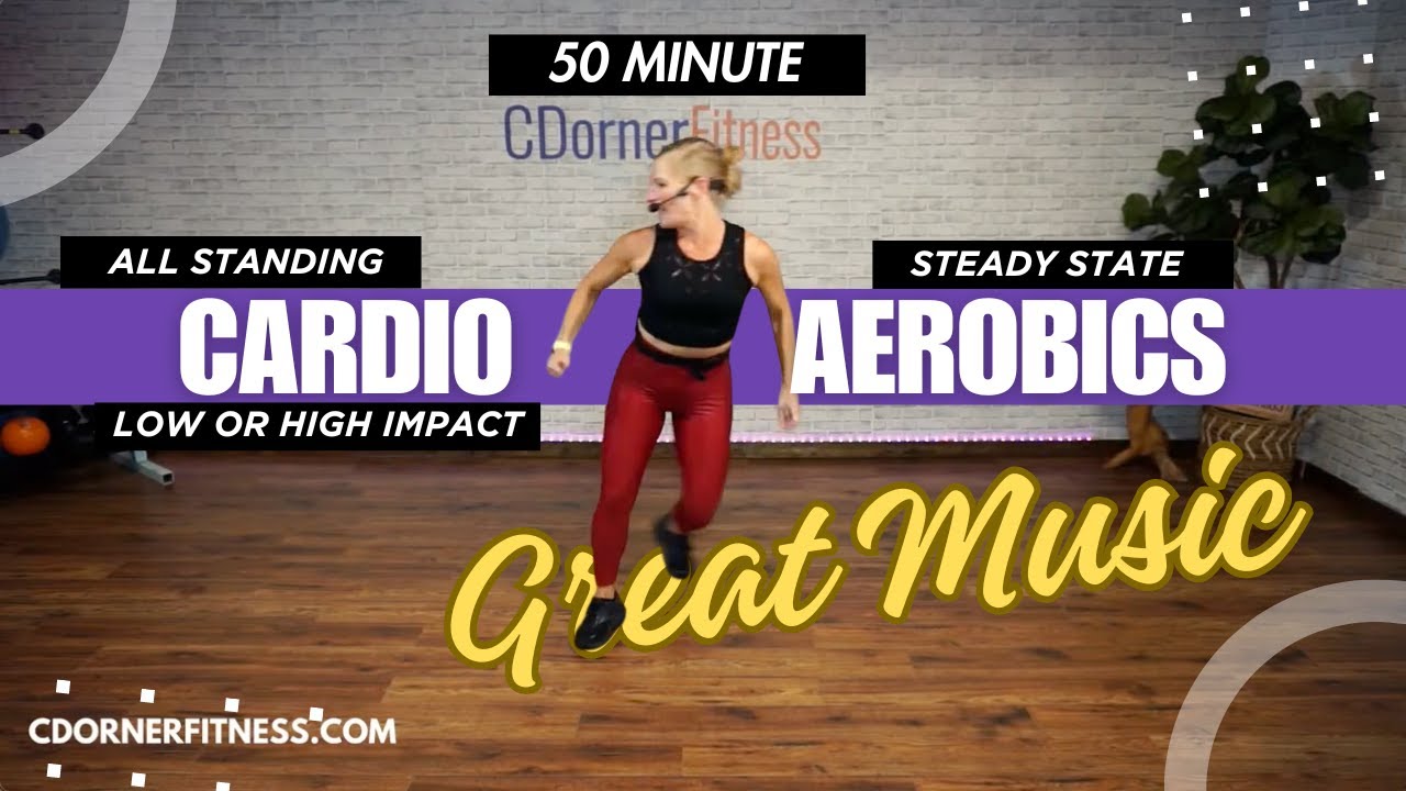 50 Min ALL STANDING Cardio - Low impact - Steady State Calorie Burn