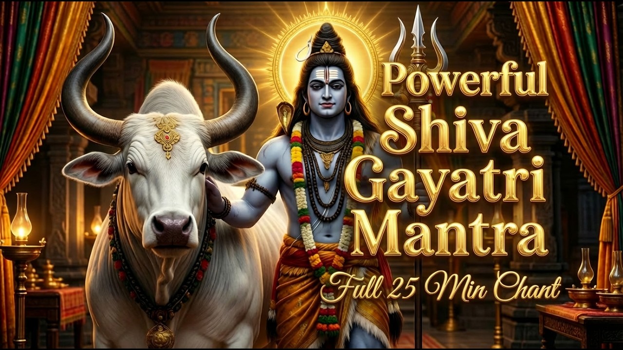 Maha Shivaratri 🔱 Shiva Gayatri Mantra 25 Min Chant | Deep Meditation & Maha Shivaratri Blessings
