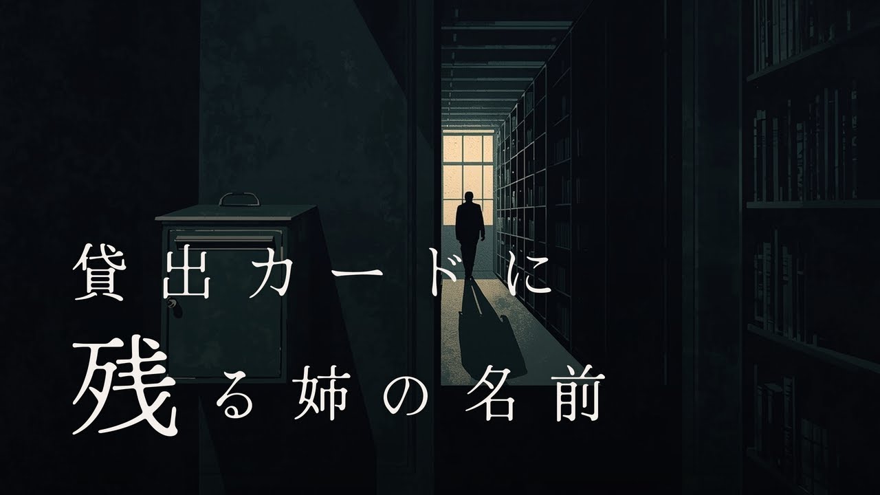 【奇妙な話】廃止された「貸出カード」が毎朝一枚ずつ現れる——三十年前に消えた姉の名前で