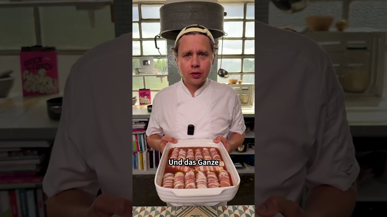 Hannes verpackt heute Pfifferlinge in Cannelloni und Speck &ndash; das solltet ihr unbedingt probieren! 😋
