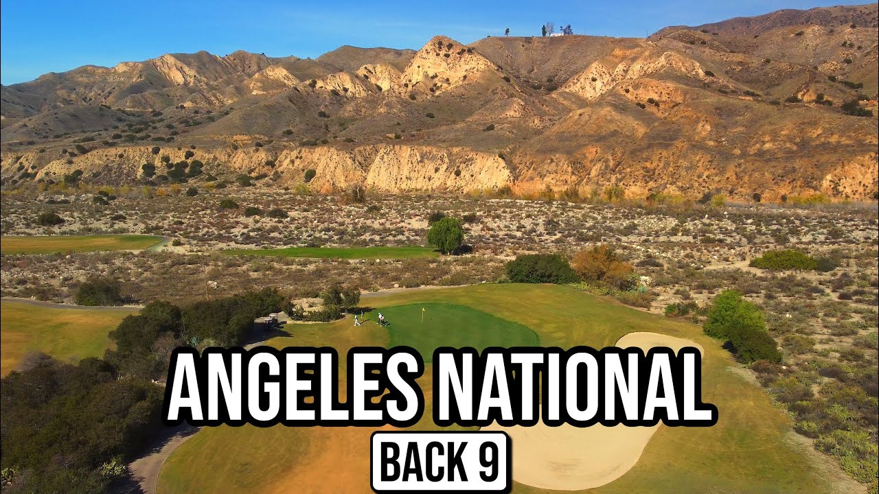 Скрытая жемчужина Лос-Анджелеса | Angeles National BACK 9 с полётами дронов