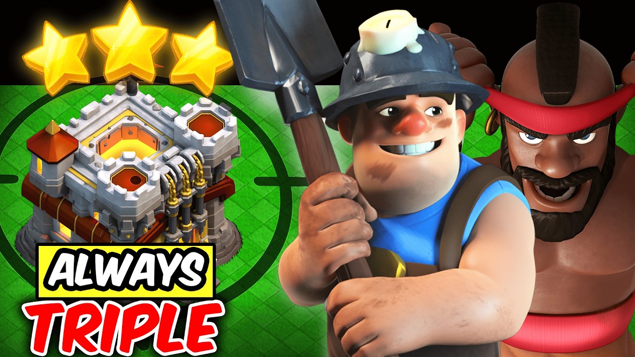 TH11 Best Attack Strategy Only Common Equipment - TH 11 Hybrid Attack Strategy