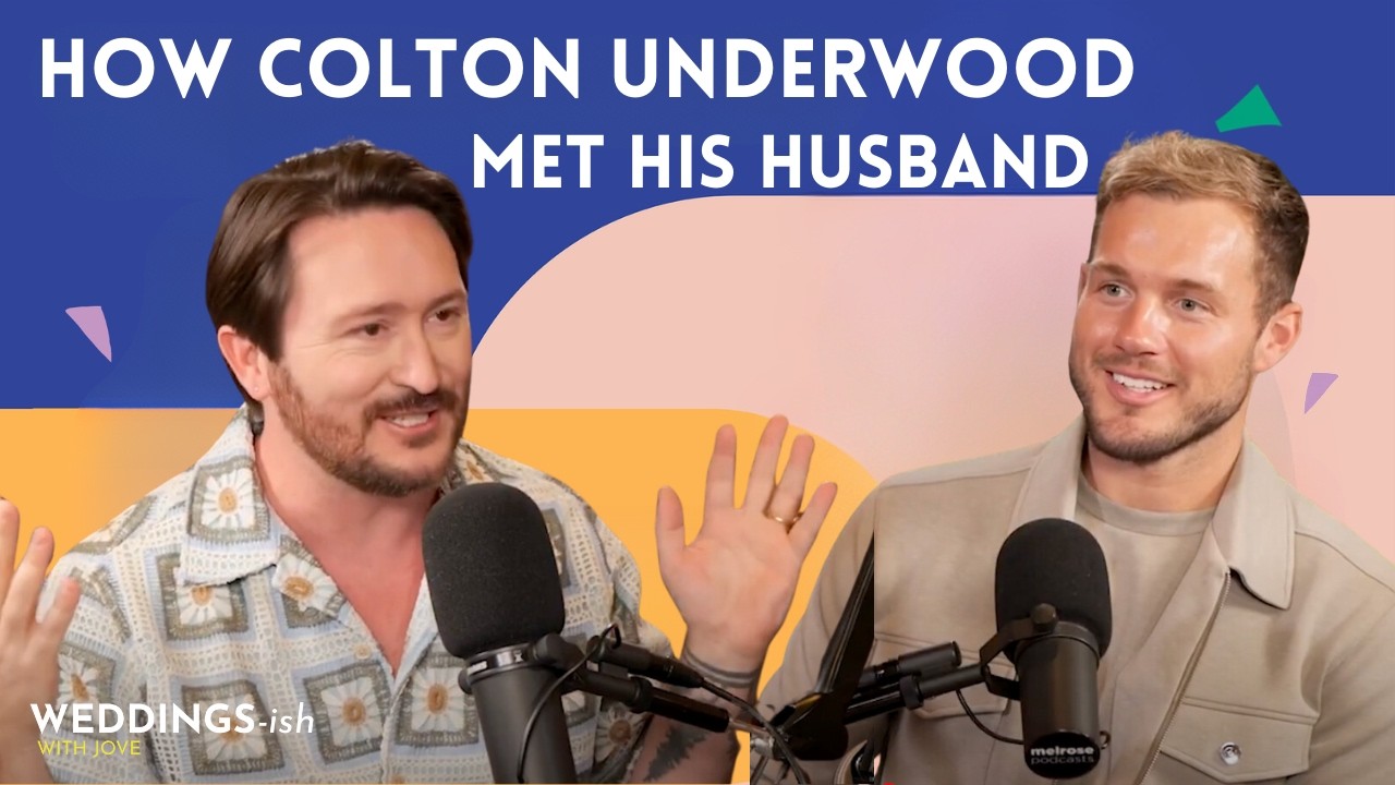 How Former Bachelor Colton Underwood Met His Husband Jordan C. Brown | Weddings-ish With Jove