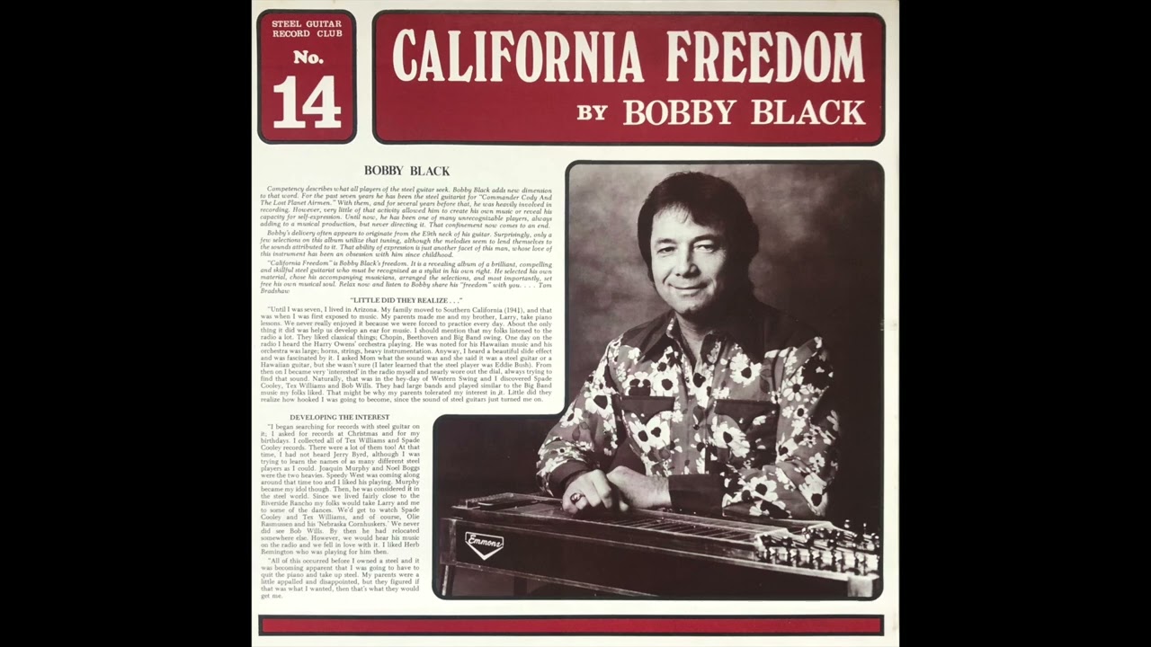 Bobby Black - The Black Brothers At Guitar Haven - Pedal Steel Guitar