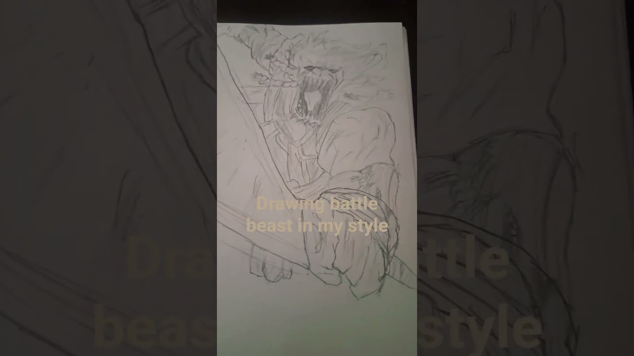 Drawing battle beast in my style #art #drawing #invincible #battlebeasts