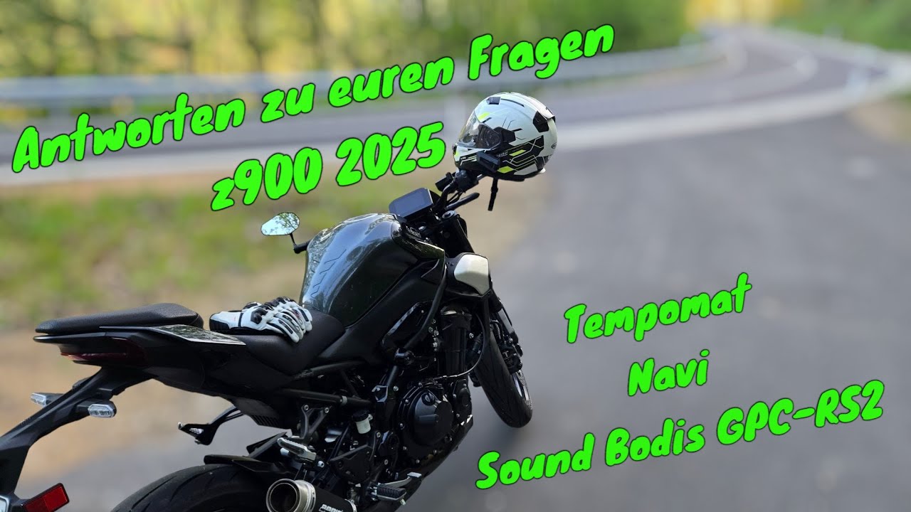 Antworten zu euren Fragen z900 | Tempomat und NAVI | Sound des BODIS GPC-RS2 bei höheren Drehzahlen